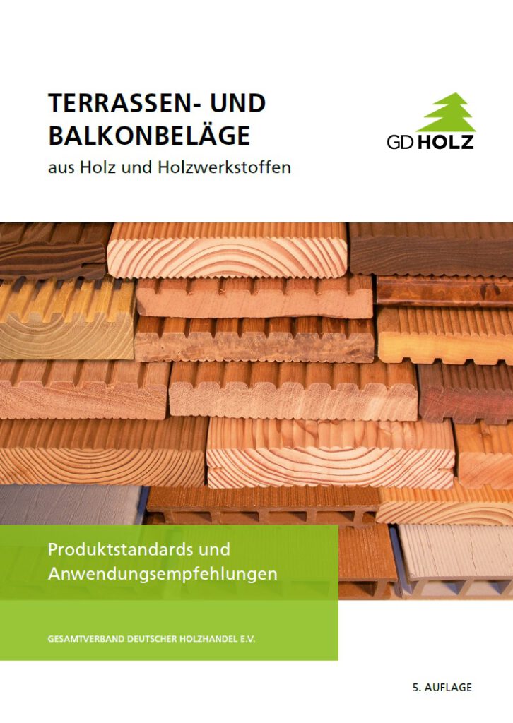 Cover der GD Holz-Terrassenbroschüre 2020